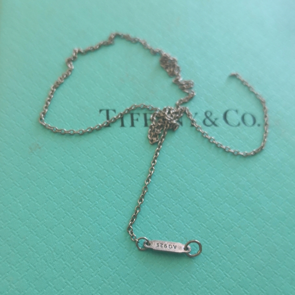 Tiffany & Co. Silver Necklace with  Chain. .part Of Tiffany Chain ❤️💕❤️